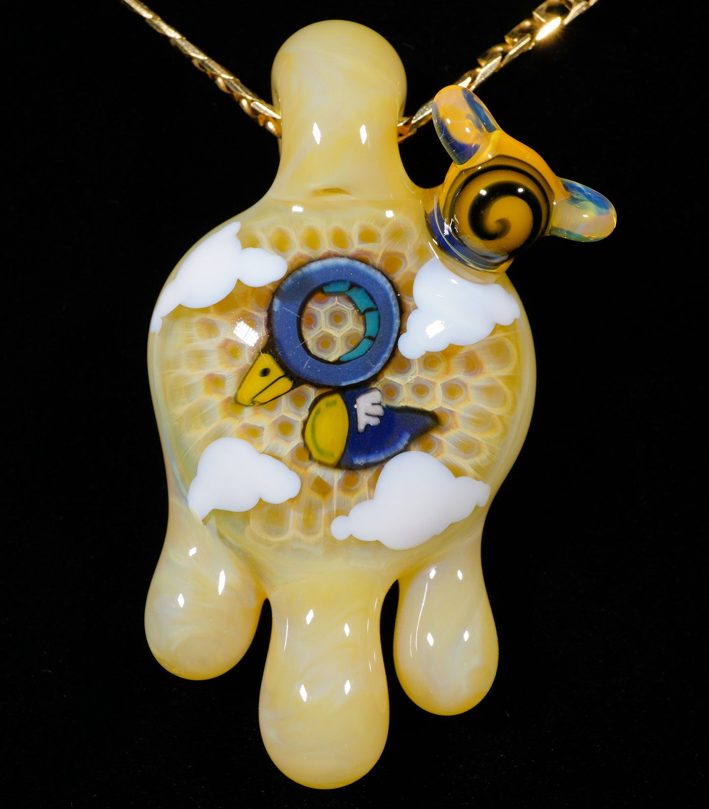 Burd Honeycomb Pendant