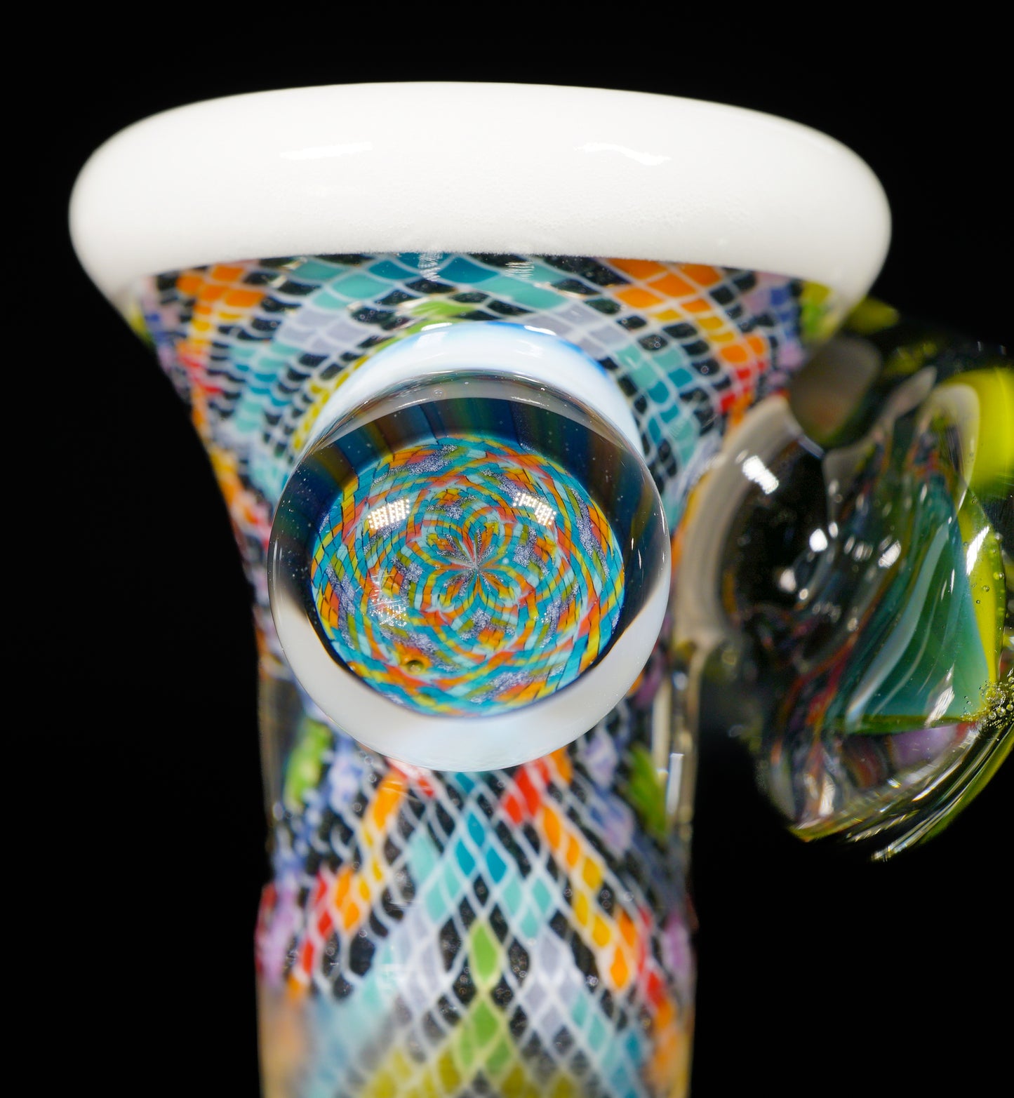 Rainbow Feather and Fillacello 14mm Slide