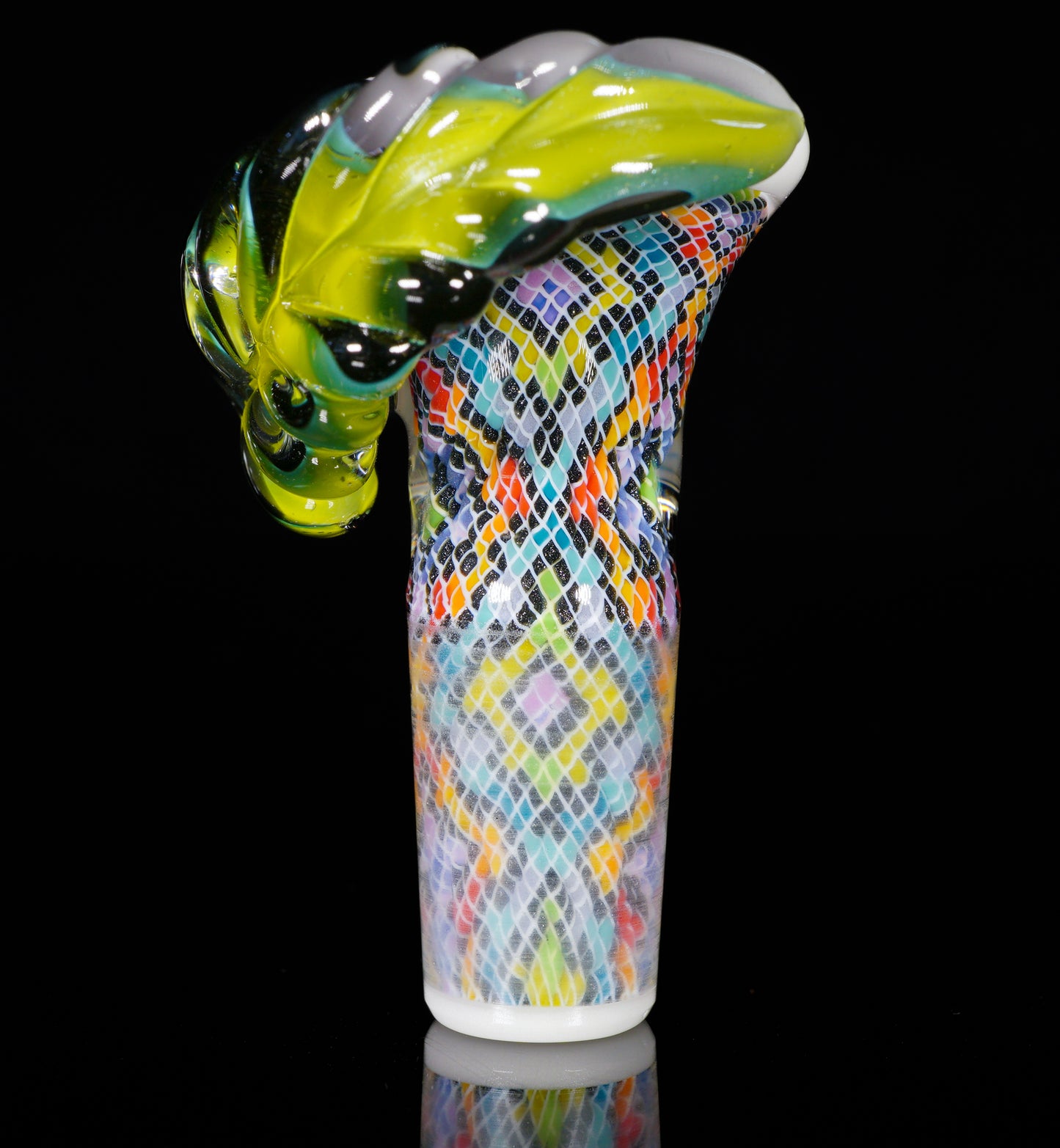 Rainbow Feather and Fillacello 14mm Slide