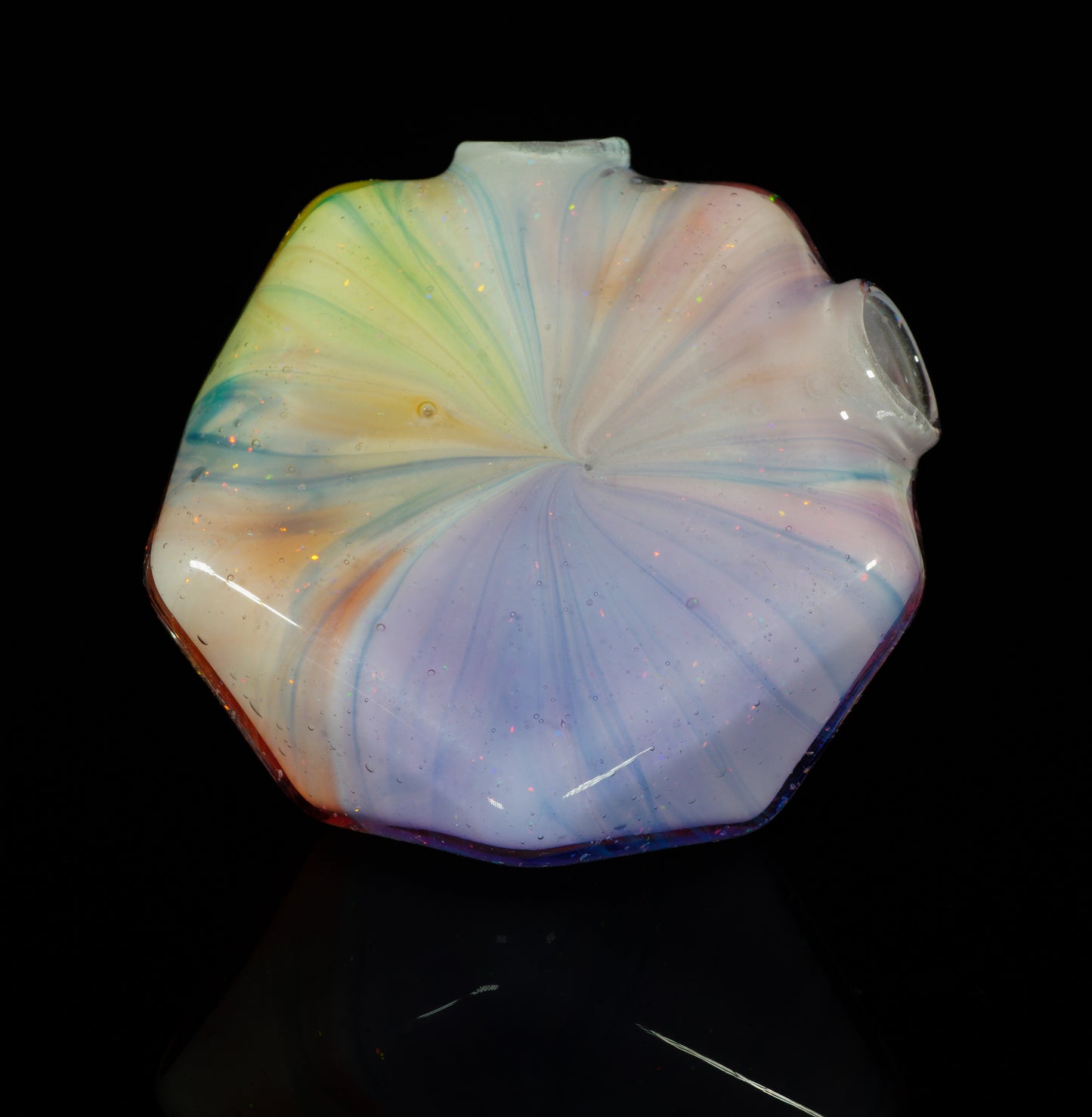 Crushed Opal UV Scribble Tech Voyager + Pendant