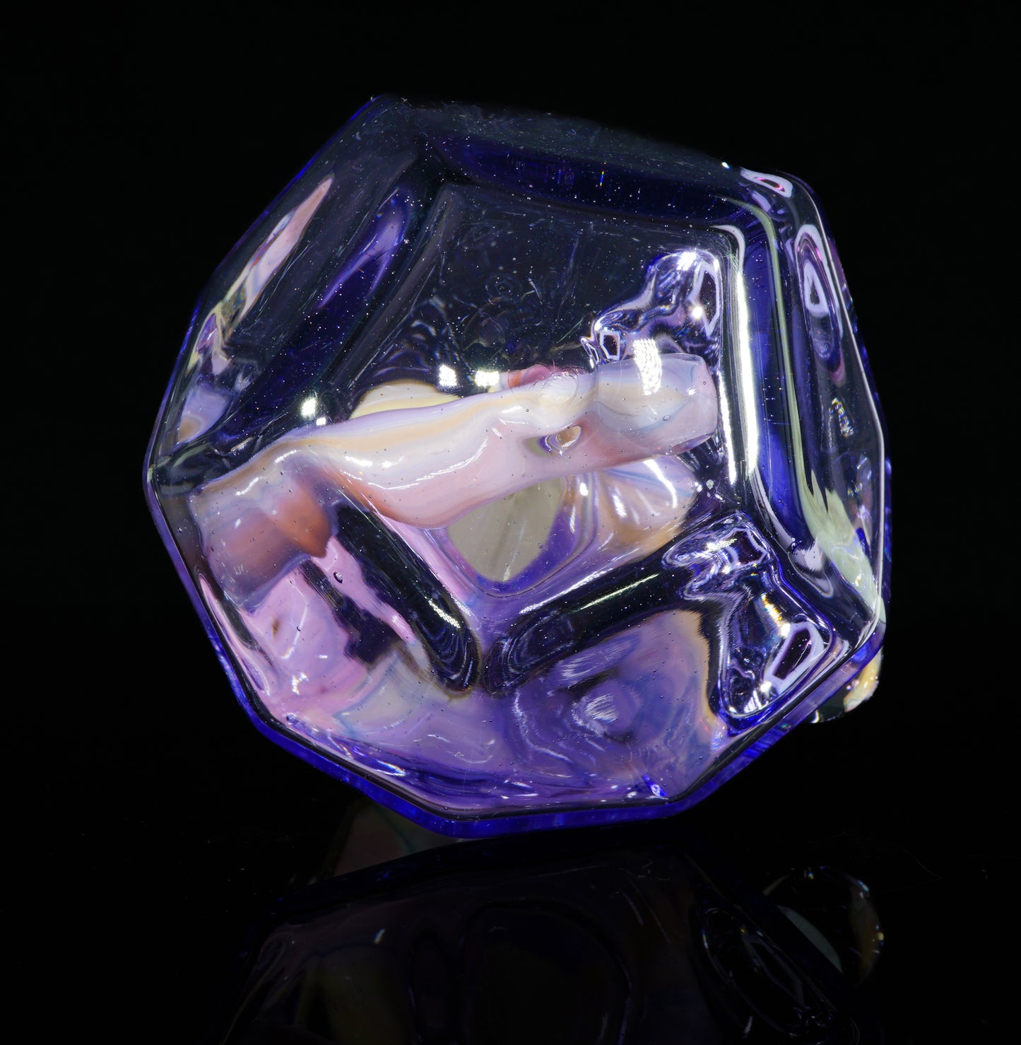 Crushed Opal UV Scribble Tech Voyager + Pendant