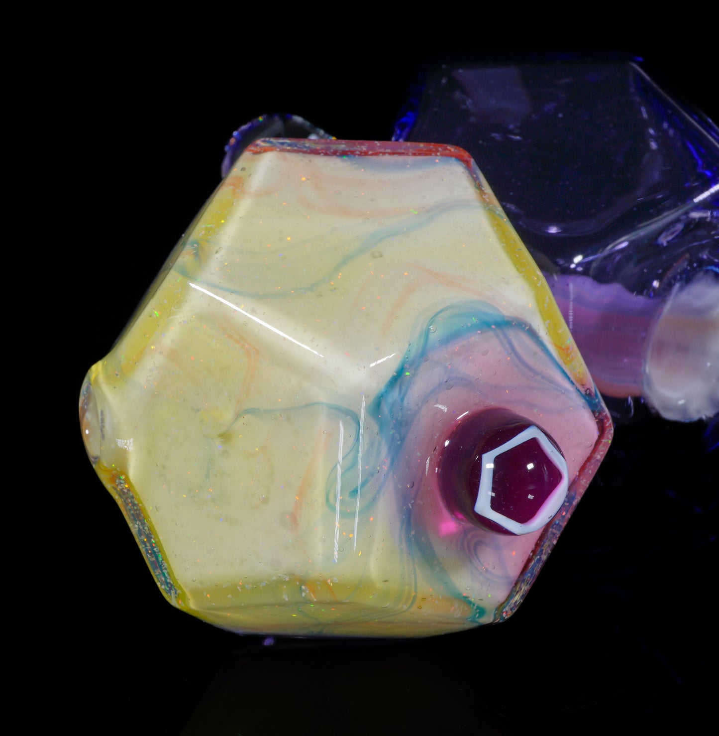 Crushed Opal UV Scribble Tech Voyager + Pendant