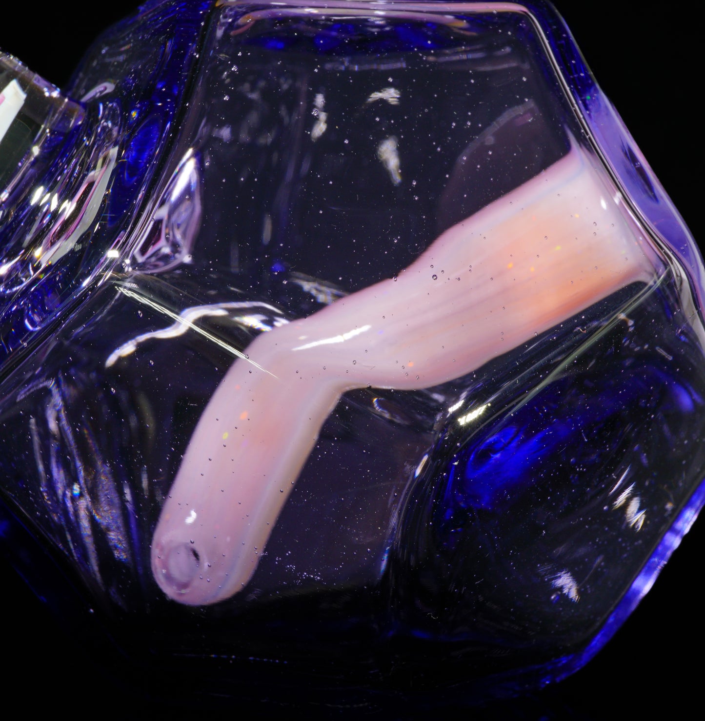 Crushed Opal UV Scribble Tech Voyager + Pendant