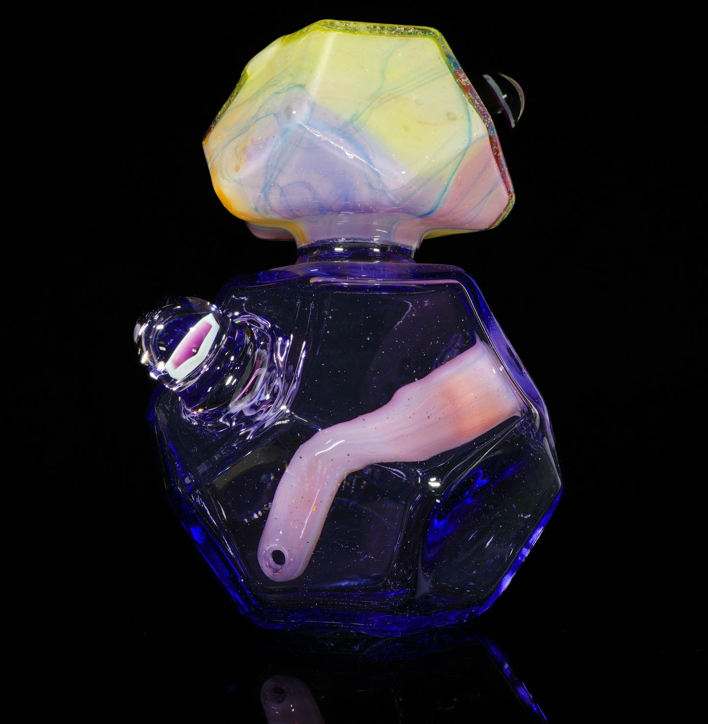 Crushed Opal UV Scribble Tech Voyager + Pendant