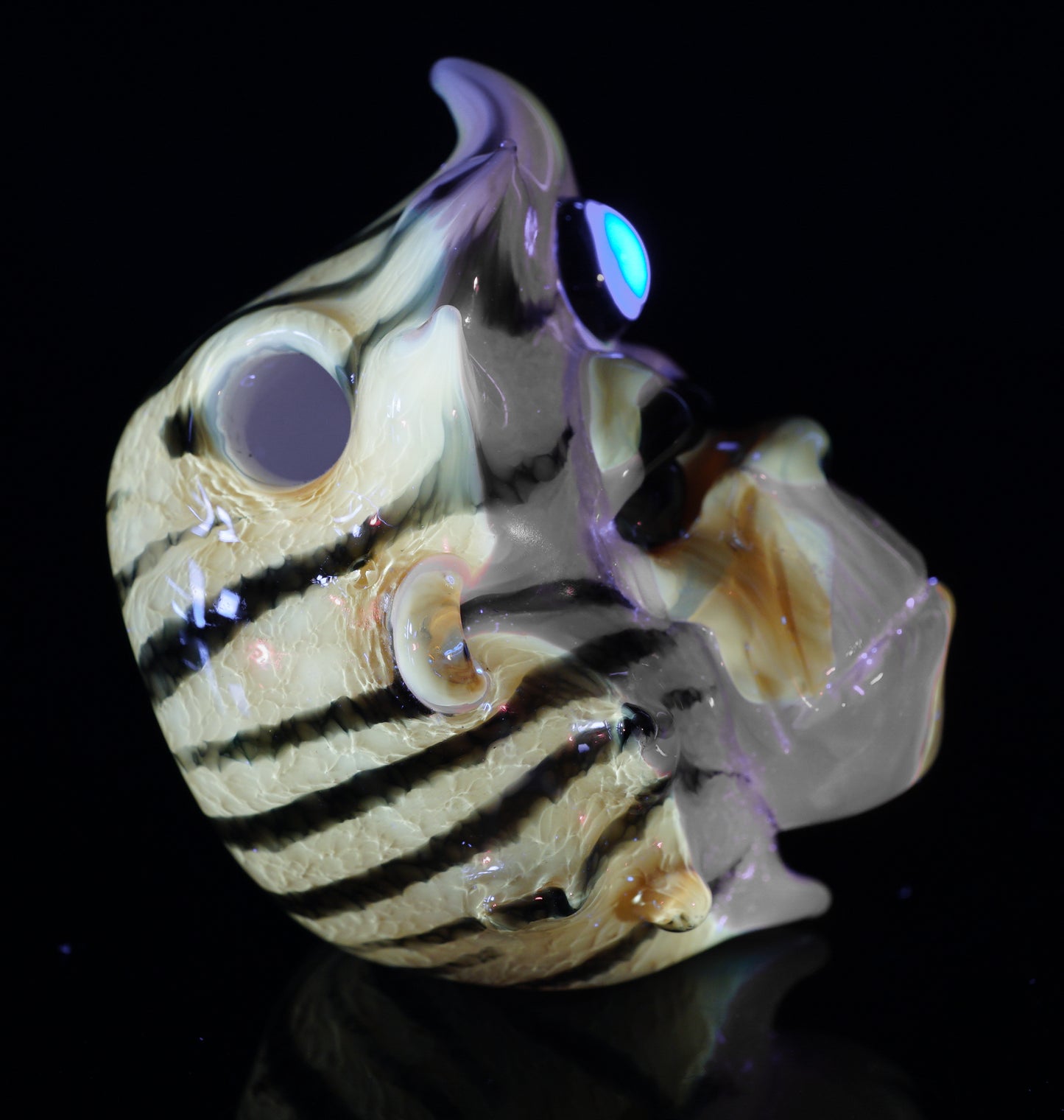 'Belmont' UV Tiger Wook Pendant