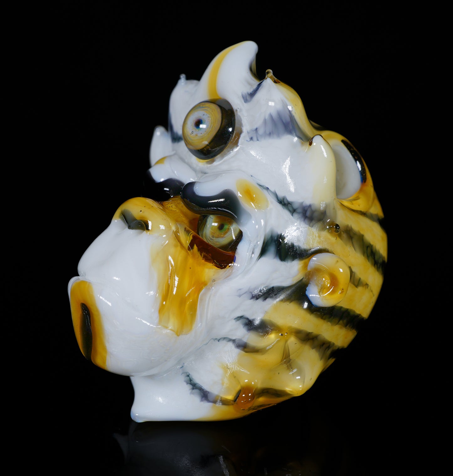 'Belmont' UV Tiger Wook Pendant