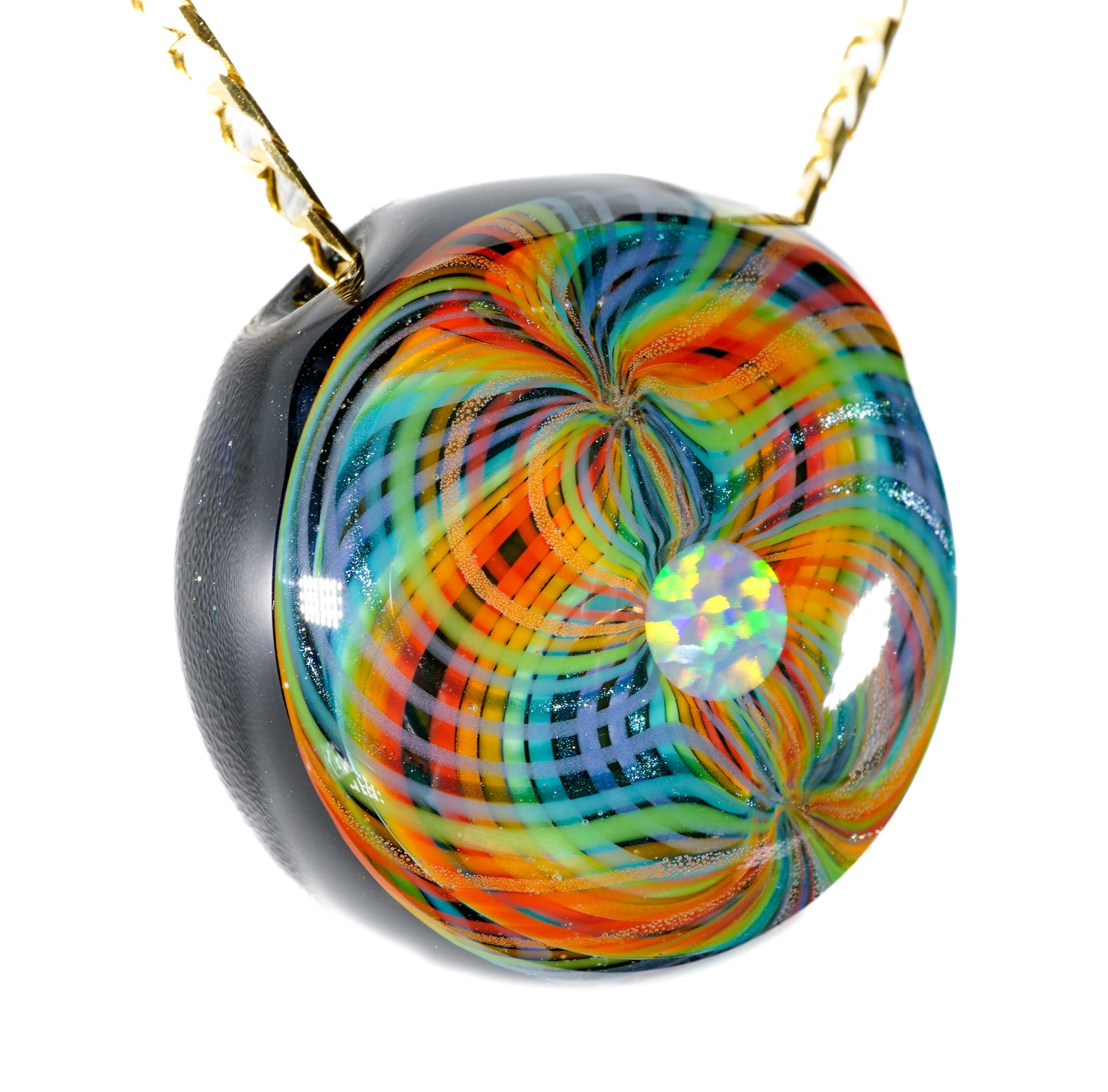 Galaxy Rainbow Retti Opal Pendant no.2