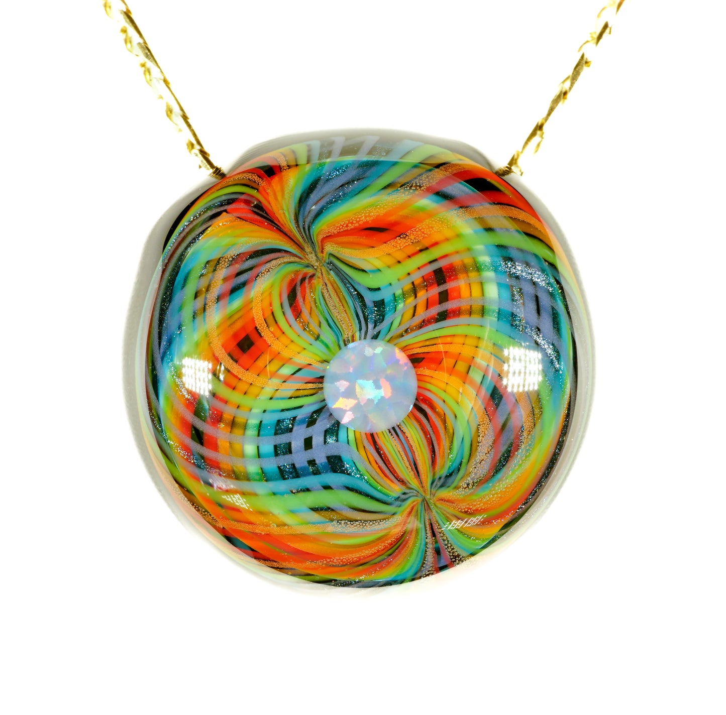 Galaxy Rainbow Retti Opal Pendant no.2