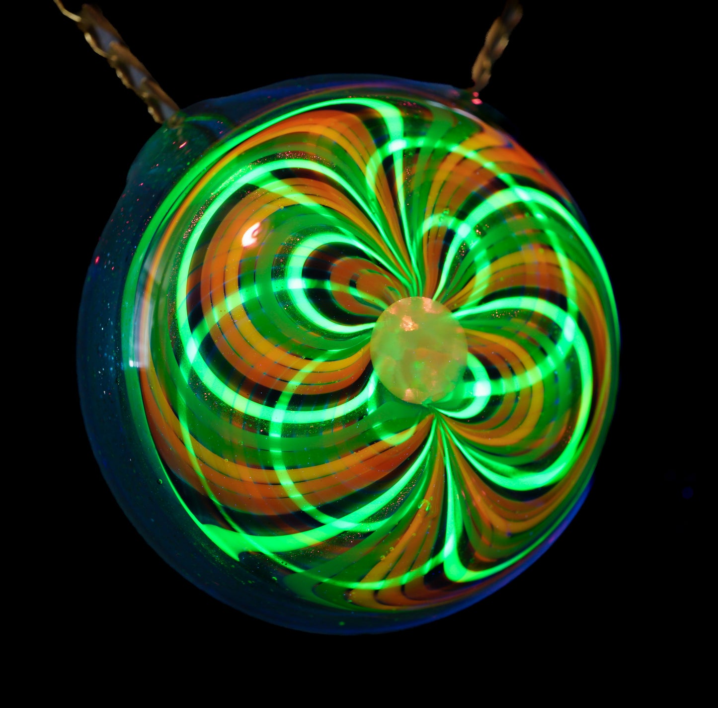Blue Stardust Rainbow Retti Opal Pendant no.6