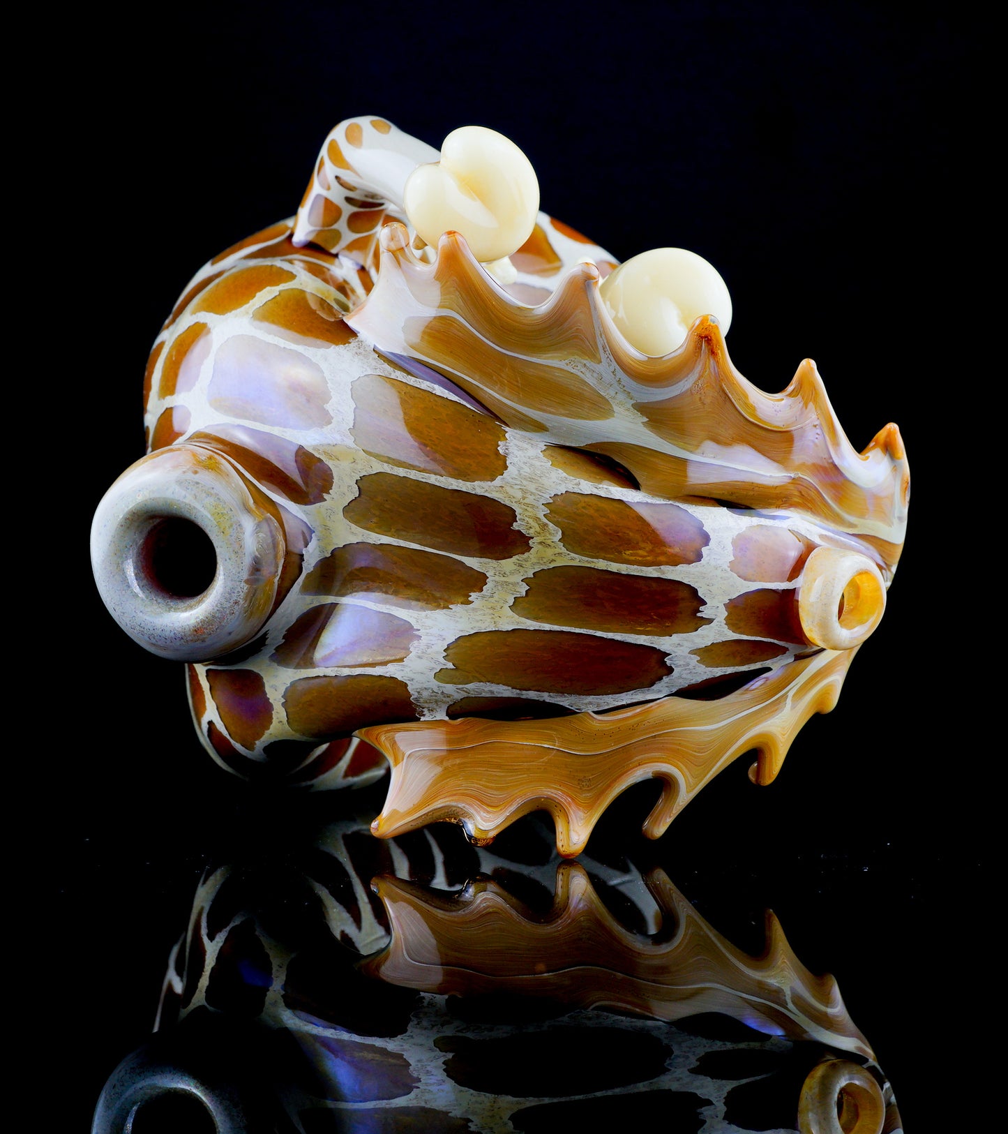 Giraffe Wipeout Wave + Surfboard Pendant