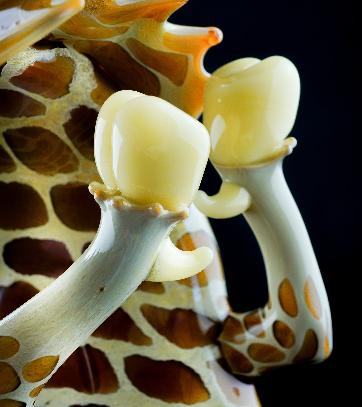 Giraffe Wipeout Wave + Surfboard Pendant