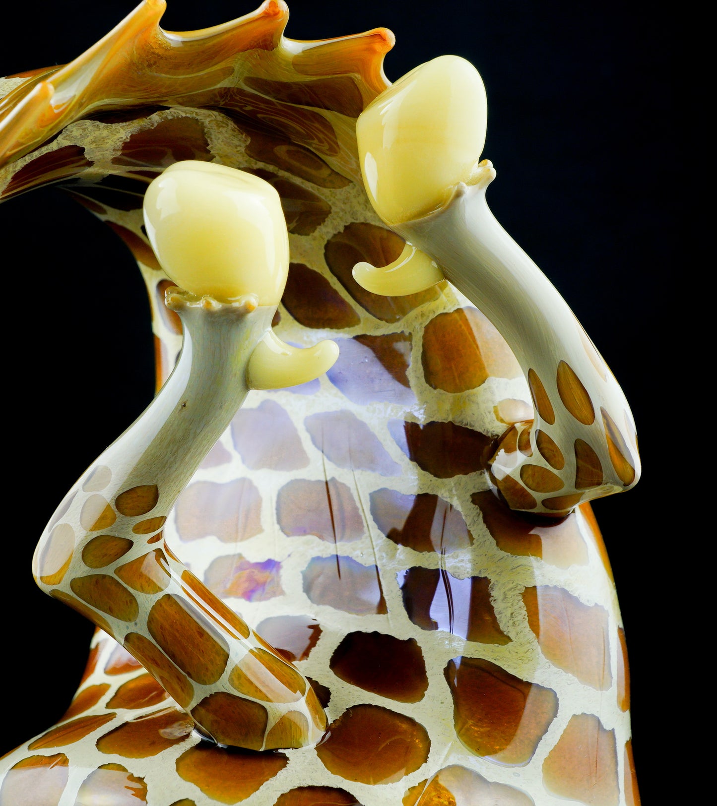 Giraffe Wipeout Wave + Surfboard Pendant