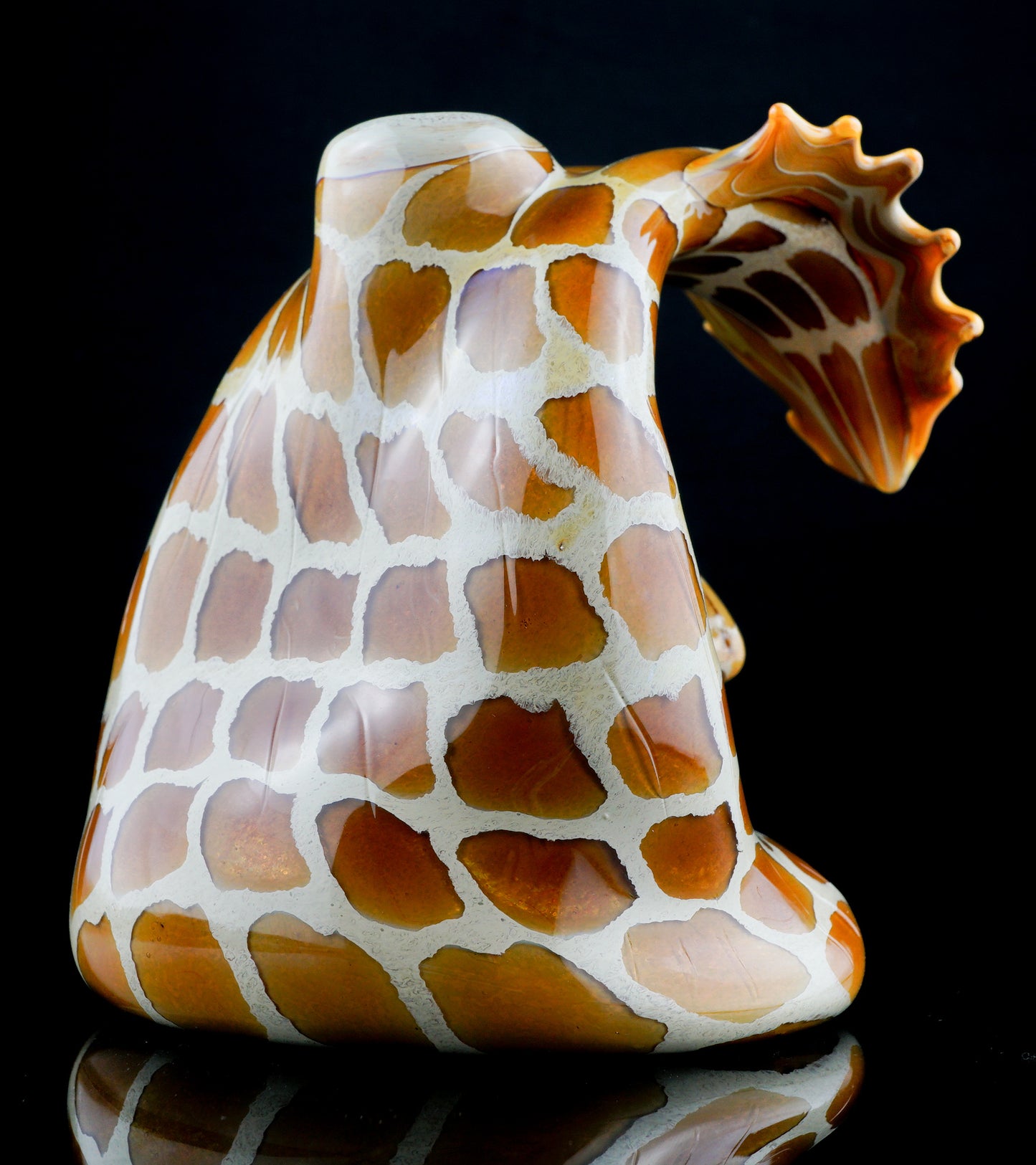 Giraffe Wipeout Wave + Surfboard Pendant