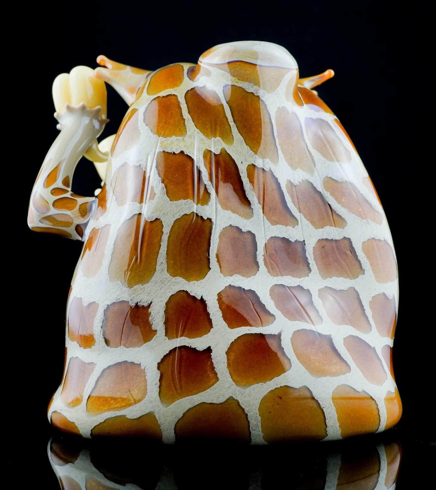 Giraffe Wipeout Wave + Surfboard Pendant