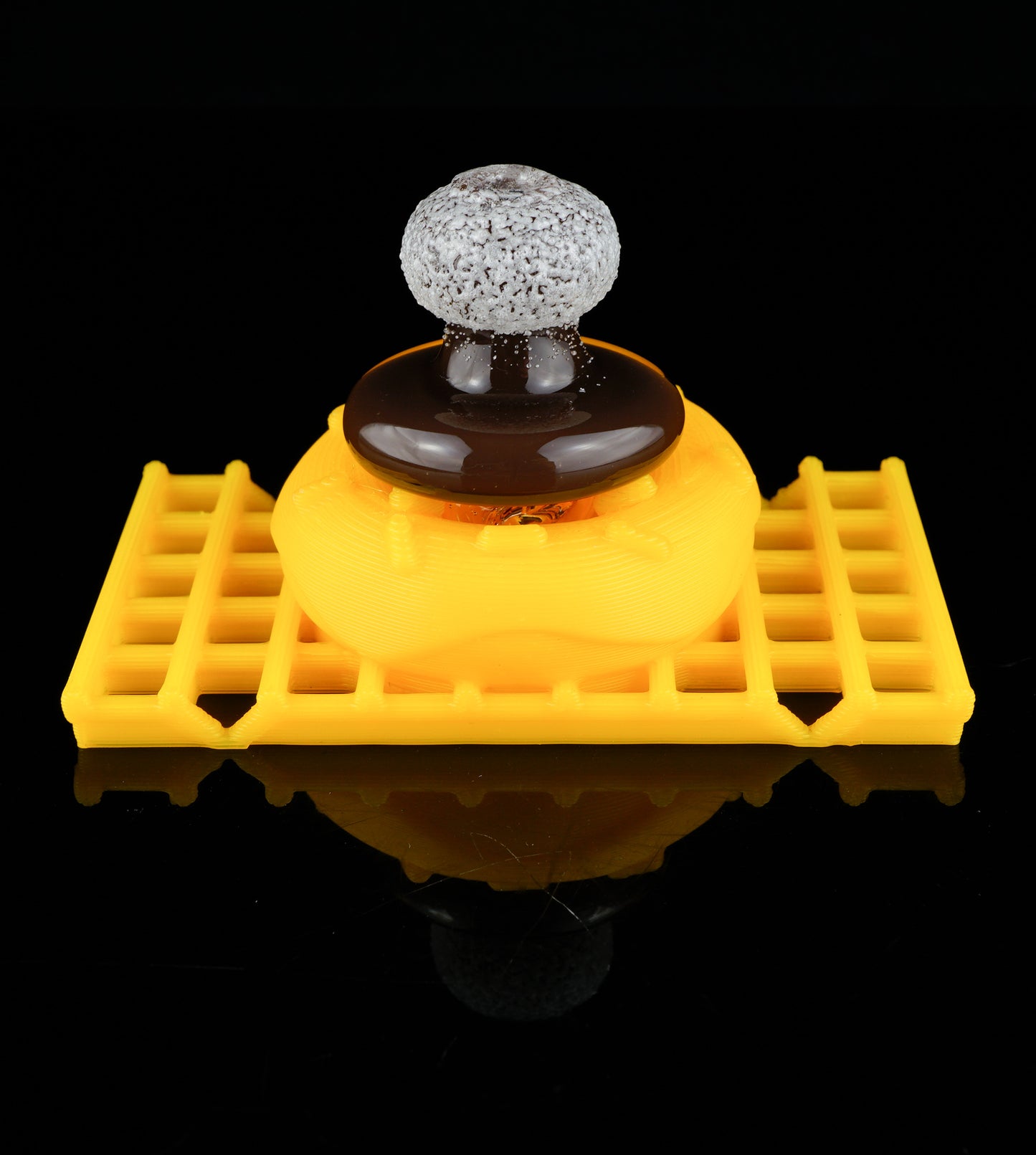 Sugar Coated Donut Spinner Cap + Kuhns Cap/Dabber Stand