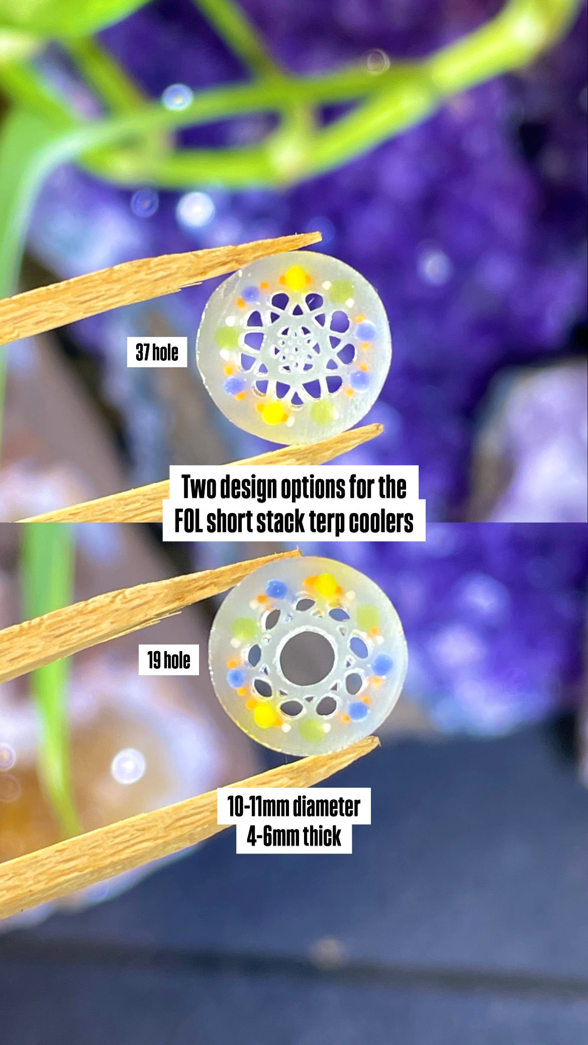 Flower Of Life Short Stack Terp Cooler