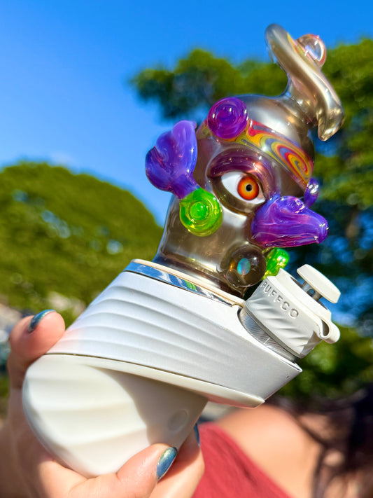 Deluxe UV Winged Bird Head Wet Peak Top