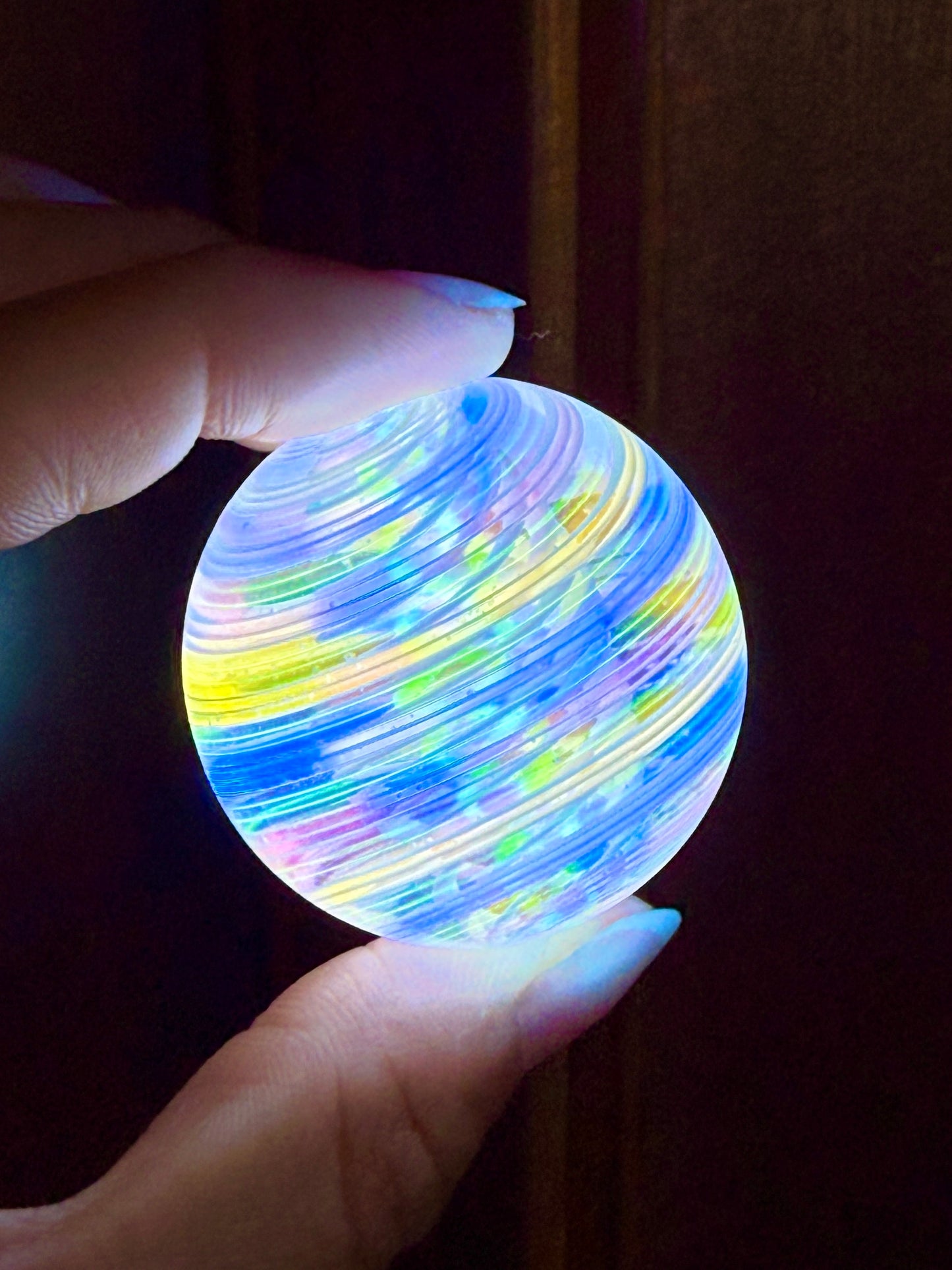 Quad UV Vortex Marble (37mm)