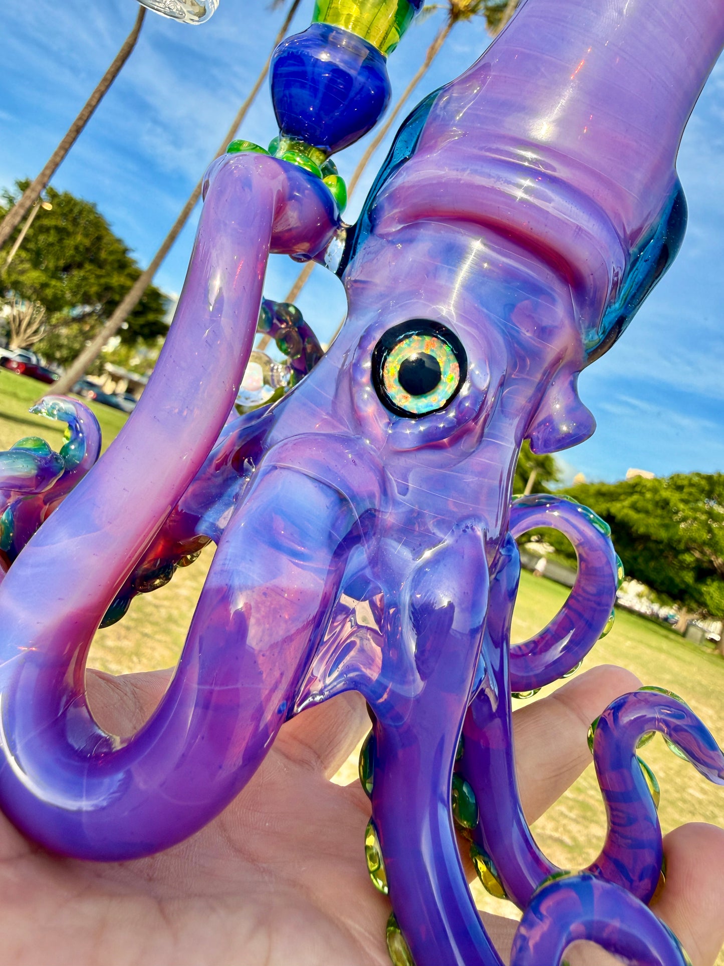 Stargazer and Dual UV Ion, Atomic Stardust Opal Squid Recylcer