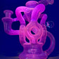 Shifty Peach & Gold Purple over UV White Satin QDR