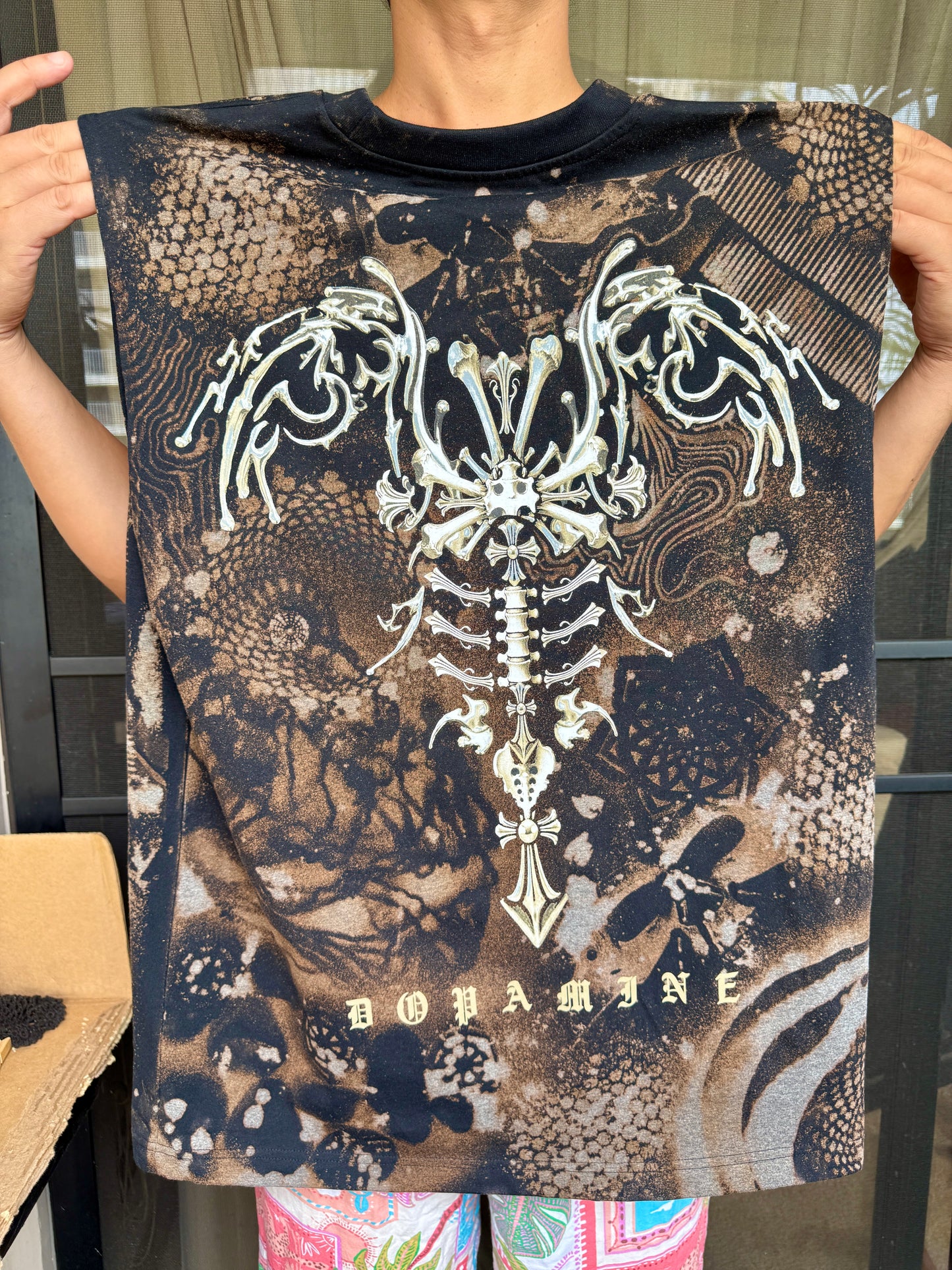 HEADY Misunderstood DOPAMINE Bleach Dyed Shirt (XL)