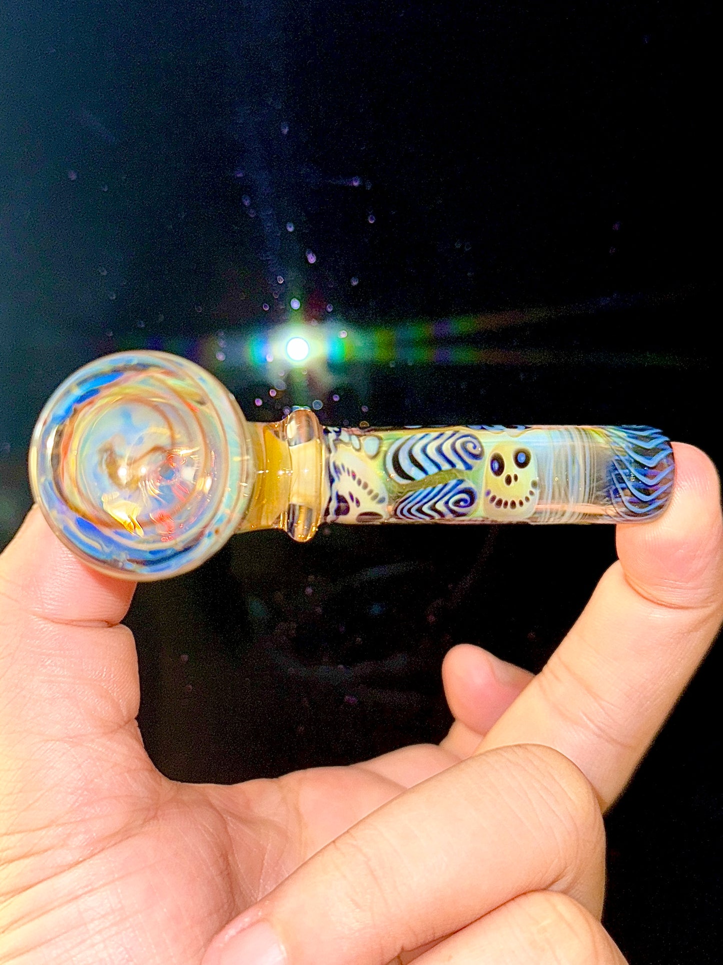 Fume Tech Skull Smiley Scribble Mini Hammer