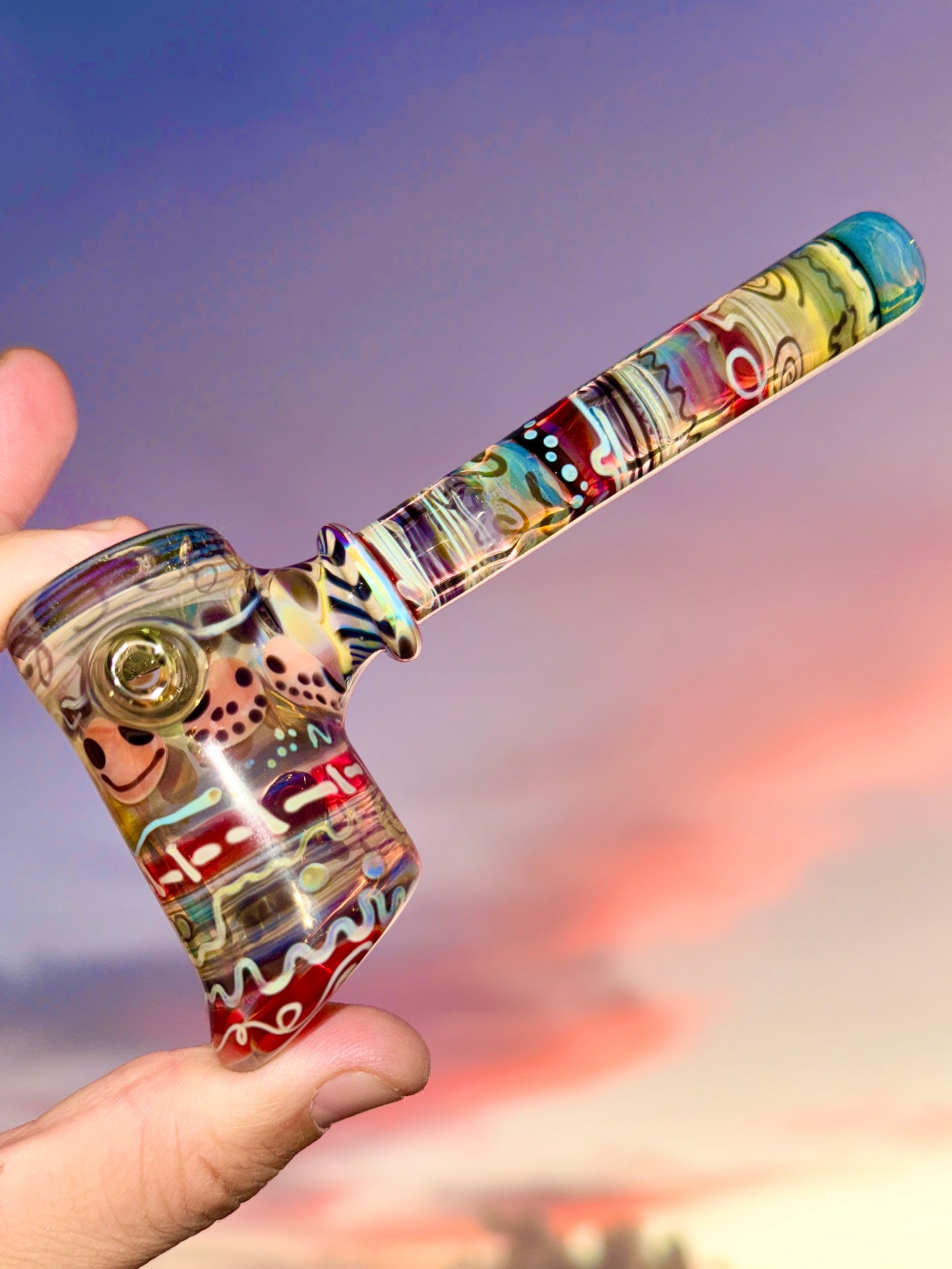 Fume Tech Scribble Skull Hammer