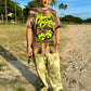 Official Cheech & Chong Bleach Dyed T-Shirt (XXL)