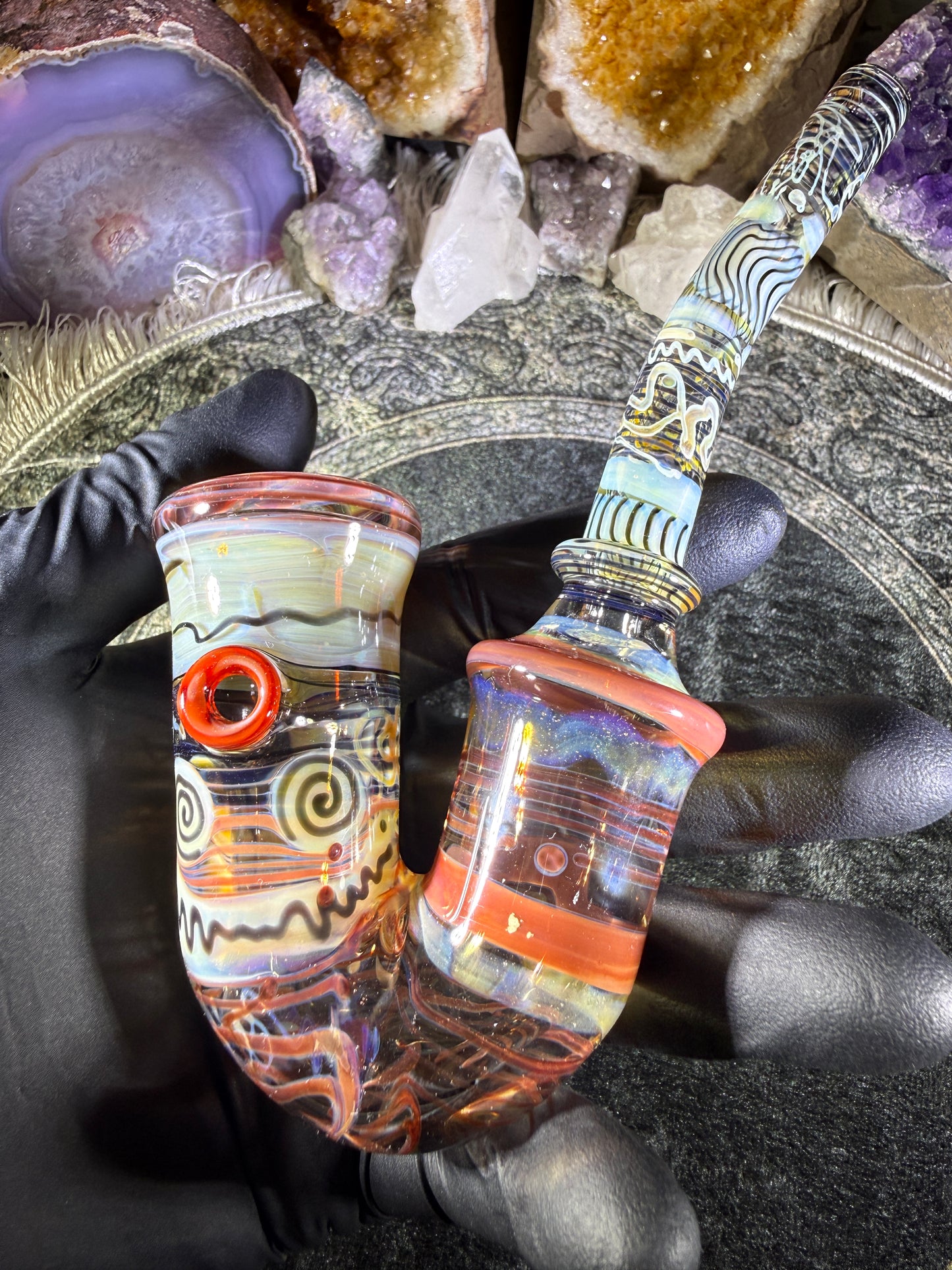 Fumed Scribble Smiley Thumbprint Sherlock