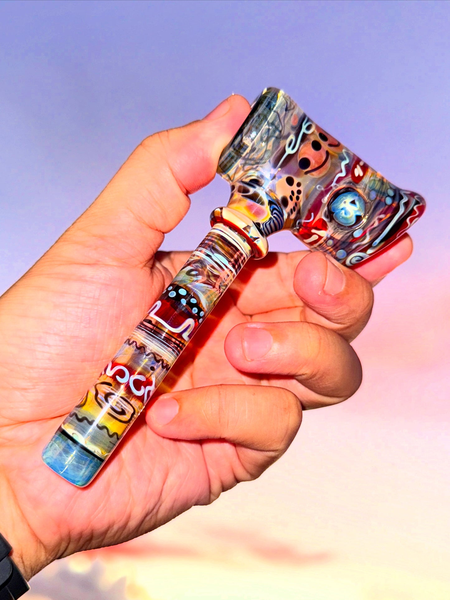 Fume Tech Scribble Skull Hammer