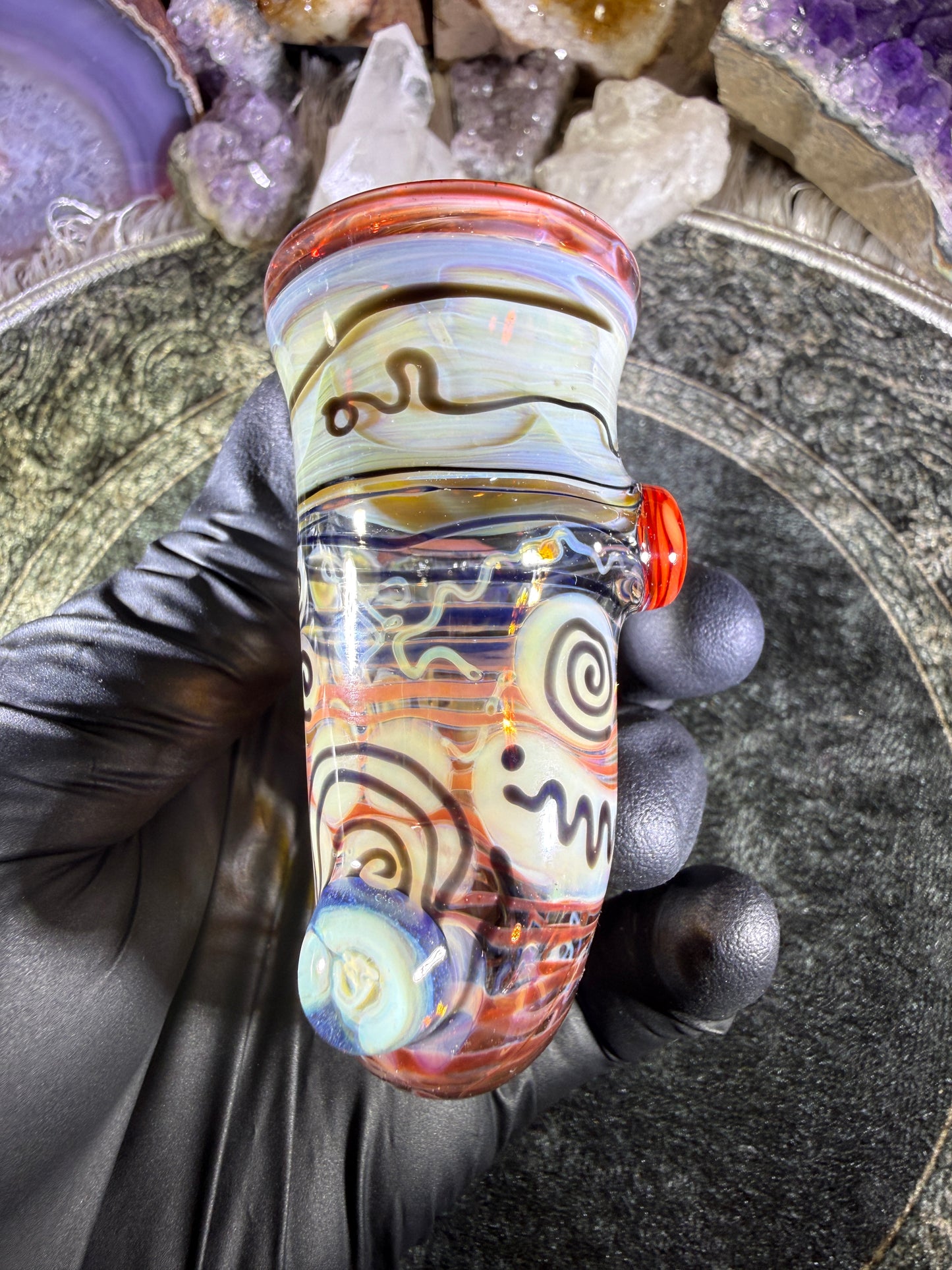 Fumed Scribble Smiley Thumbprint Sherlock