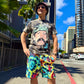 Cheech & Chong Bleach Dye T-Shirt (Medium)