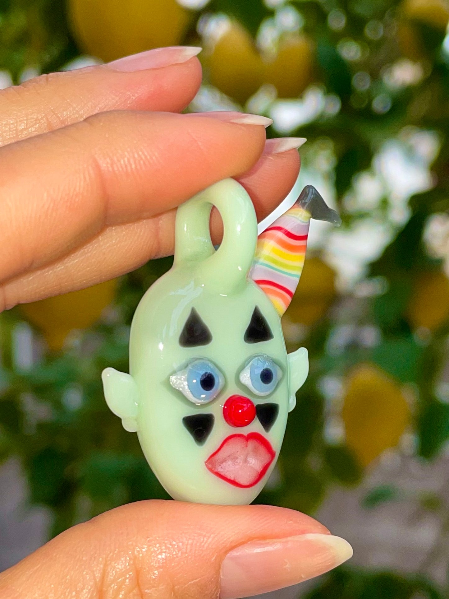 Party Hat Clown Pendant