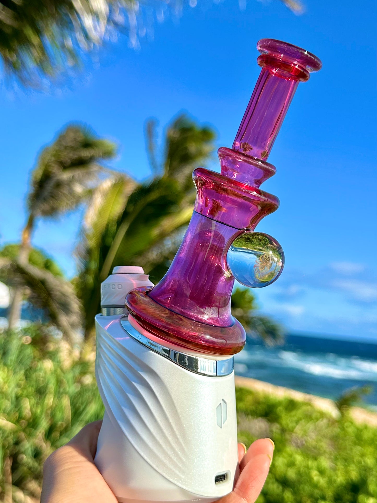 Fume over Gold Ruby UV Peak Top