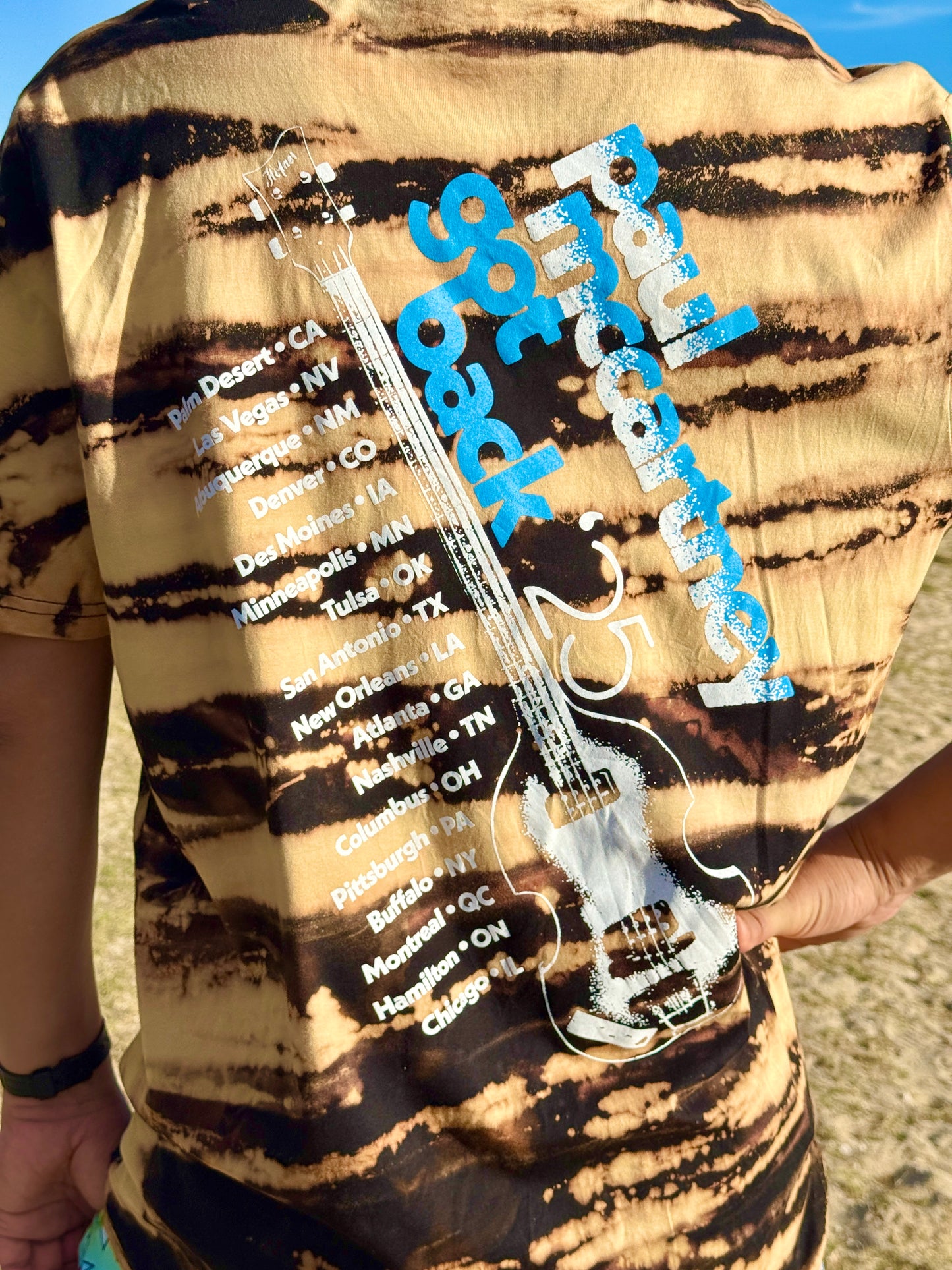 Paul McCartney Bleach Dye T-shirt (X-Large)
