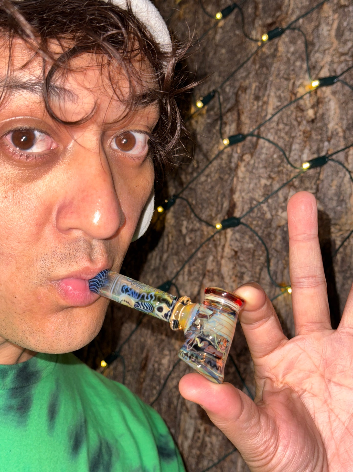 Fume Tech Skull Smiley Scribble Mini Hammer