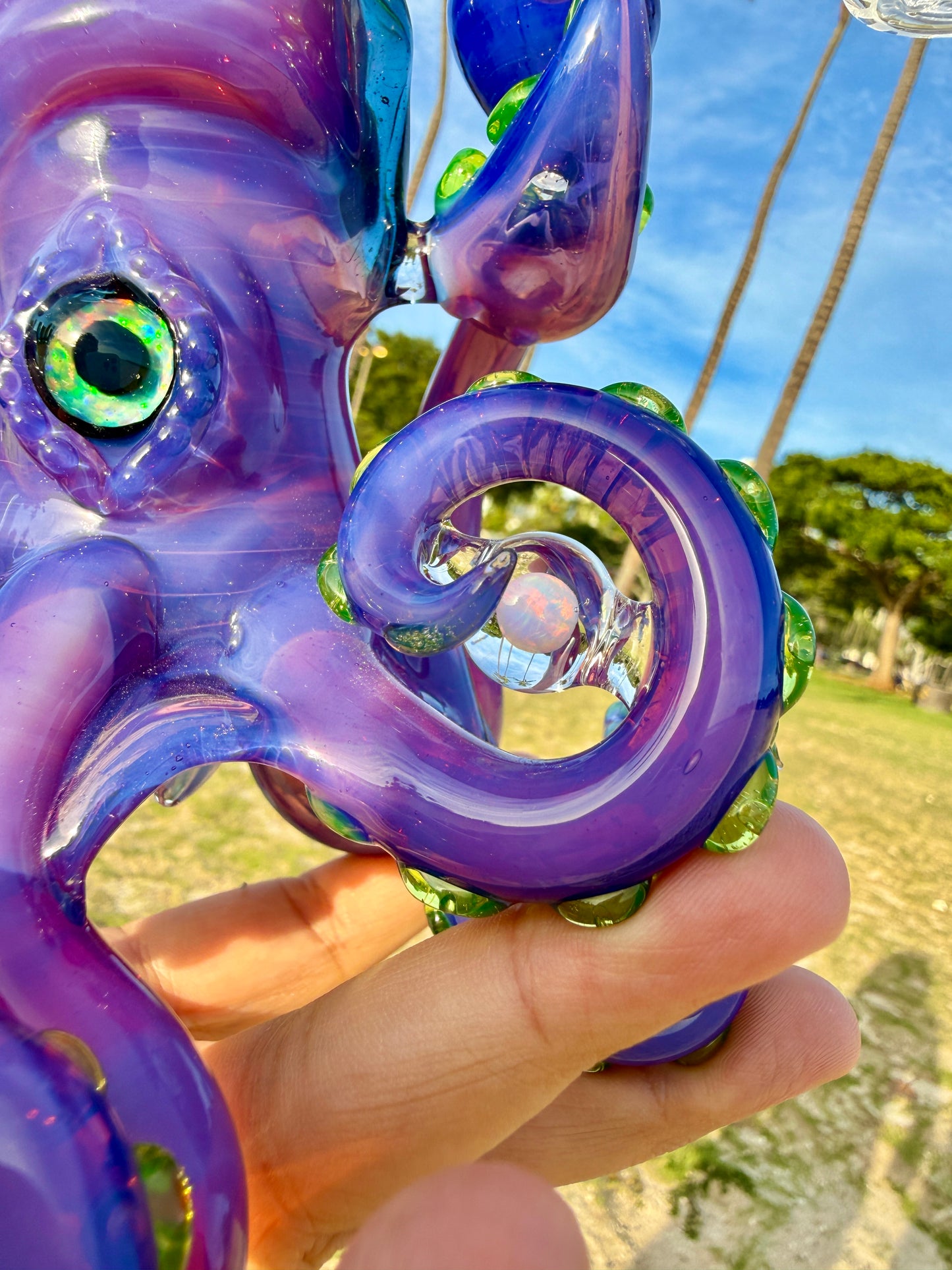 Stargazer and Dual UV Ion, Atomic Stardust Opal Squid Recylcer