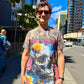 “Rebel Vengeance” Bleach Dye T-Shirt (Medium)