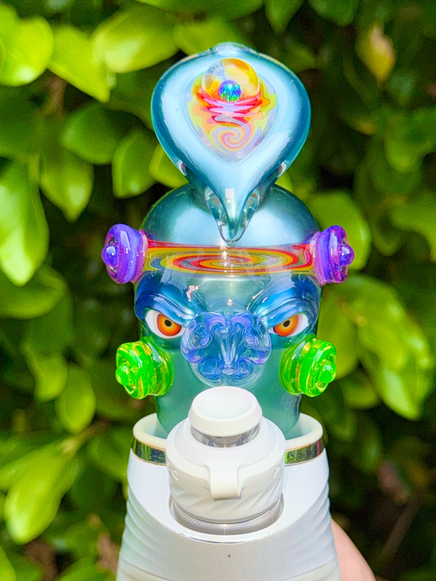 UV Neptunium Bird Head Dry Peak Top