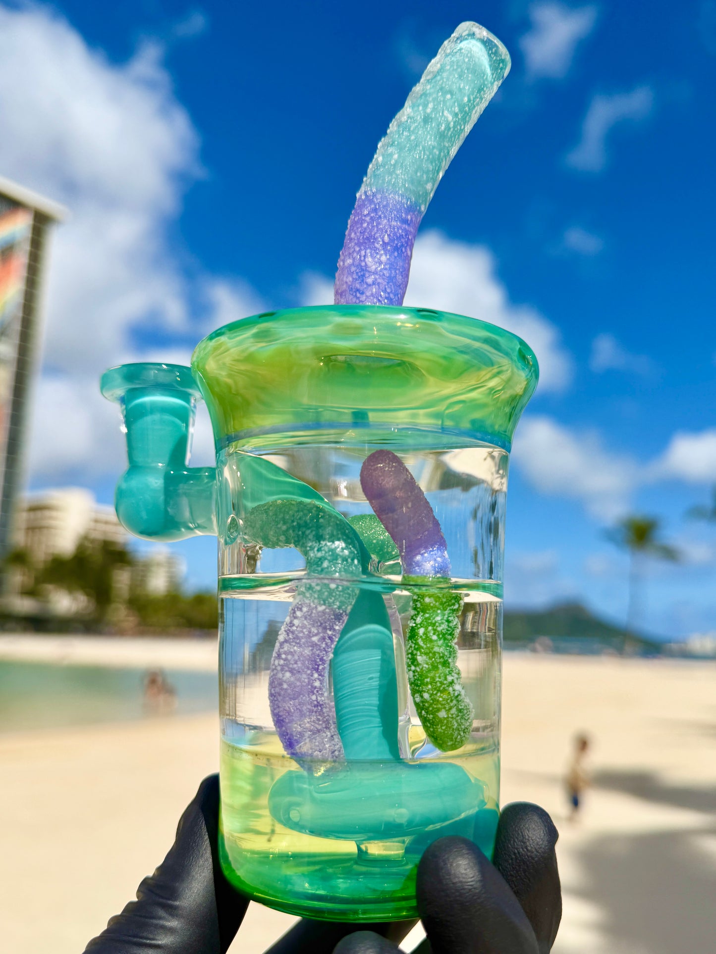 Sour Gummy Worm Cup