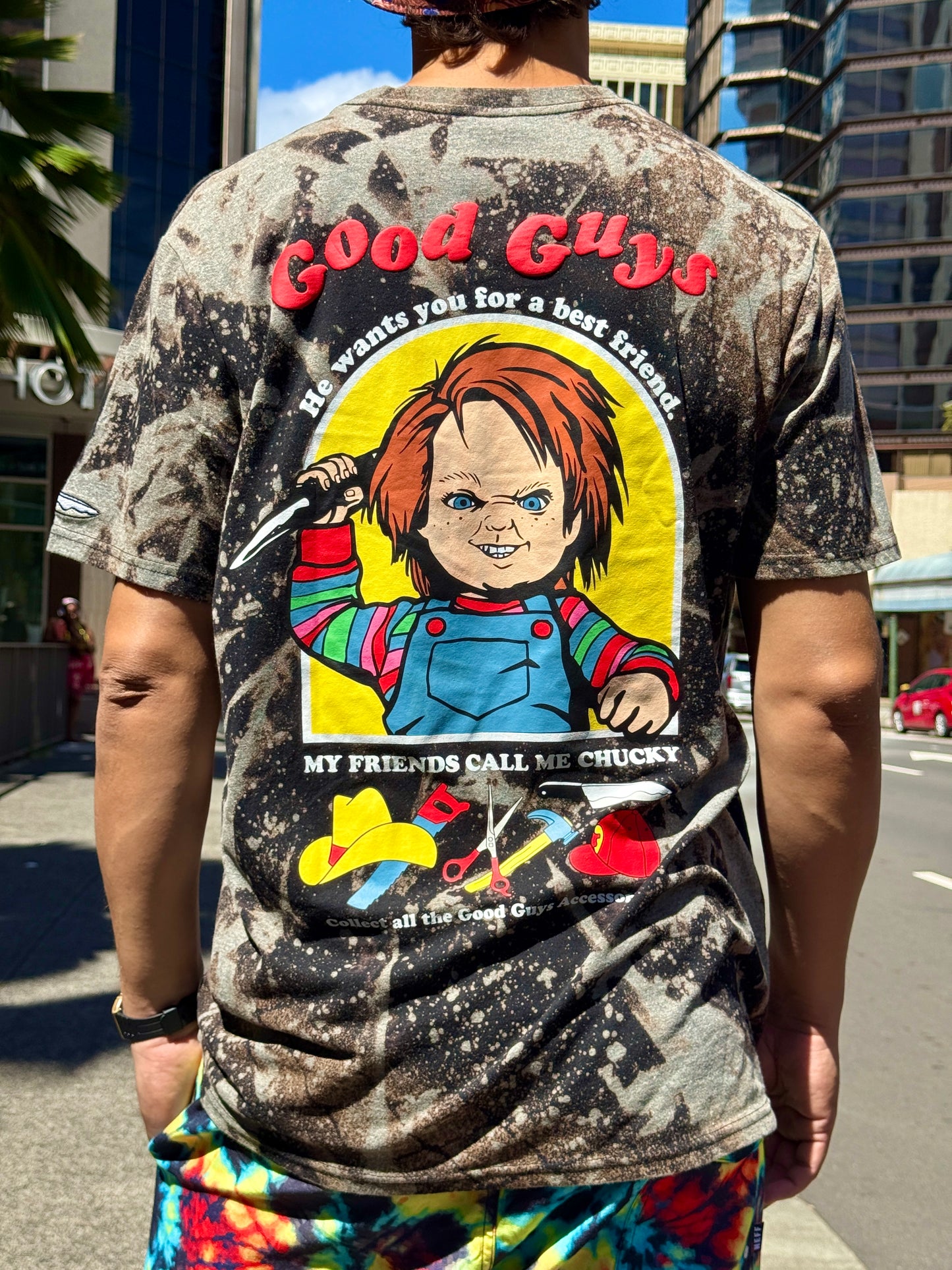 Official Chucky Bleach Dyed T-Shirt (XL)
