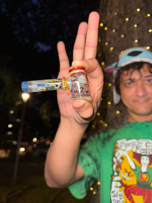 Fume Tech Skull Smiley Scribble Mini Hammer