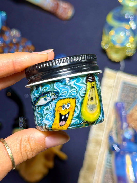 SpongeBob and Angler UV Jar