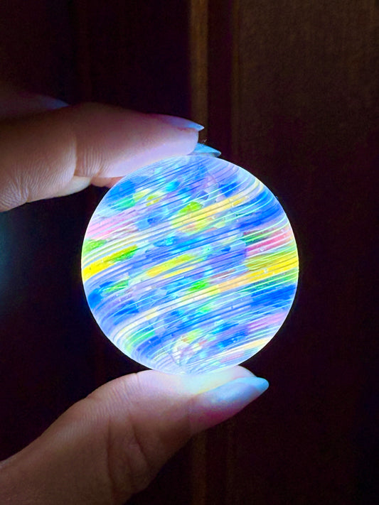 Quad UV Vortex Marble (37mm)