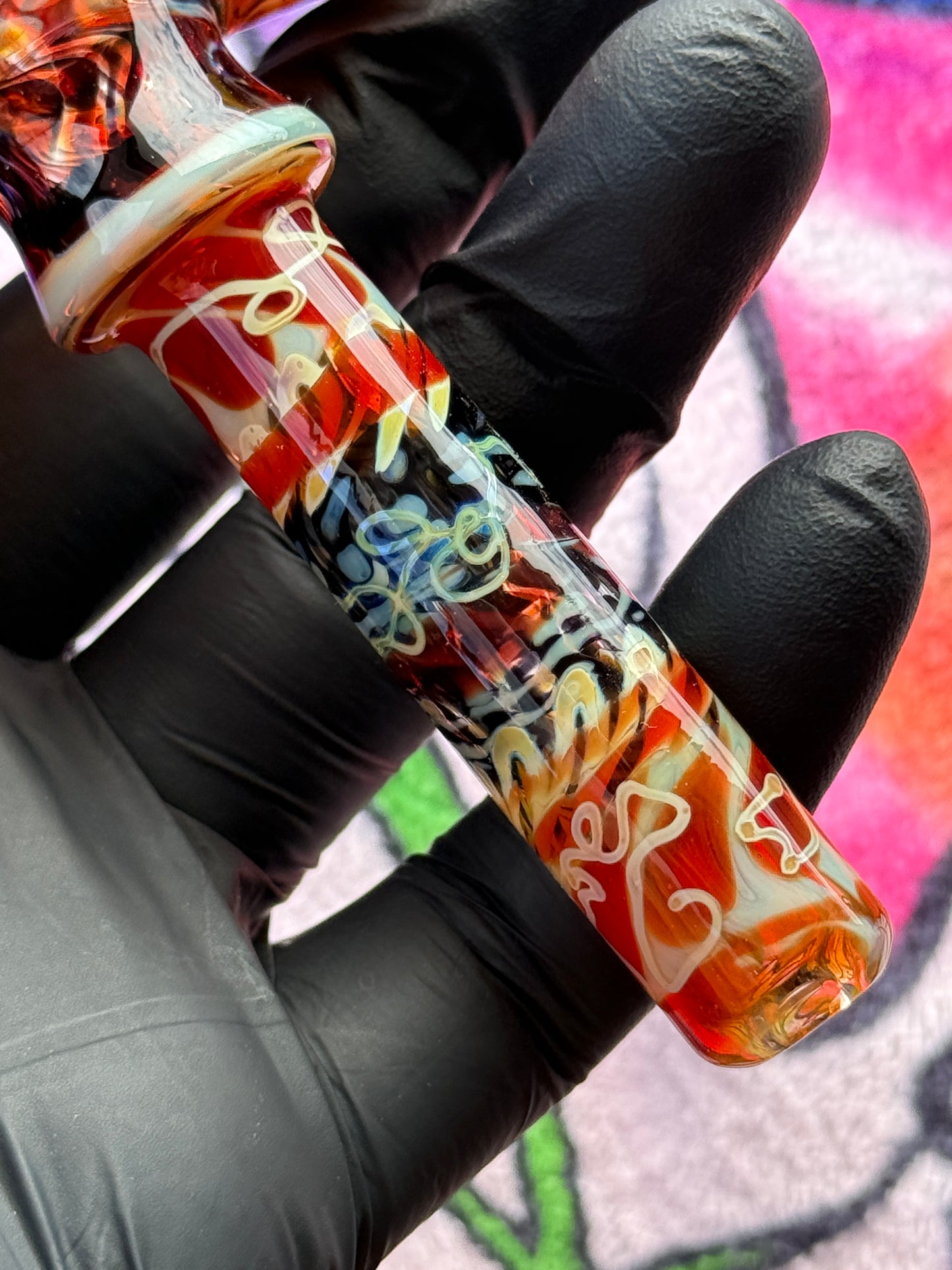 Squiggle Patternwork Corn Cob Pipe