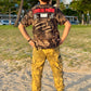 Stone Falcon Bleach Dye Convertible Cargo Pants (L/XL)
