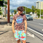Sherbet Glass Bleach Dye T-Shirt (Small)