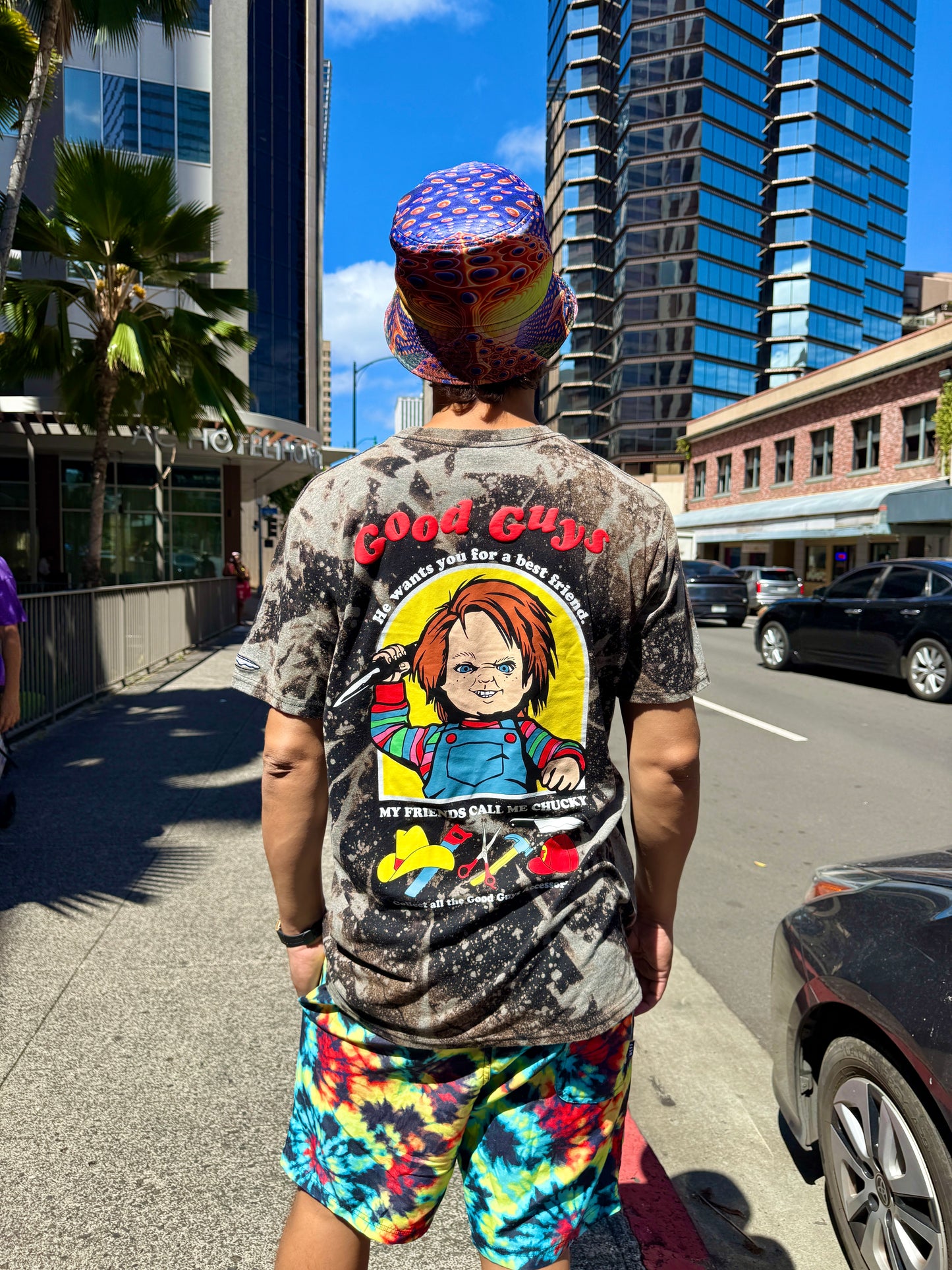 Official Chucky Bleach Dyed T-Shirt (XL)