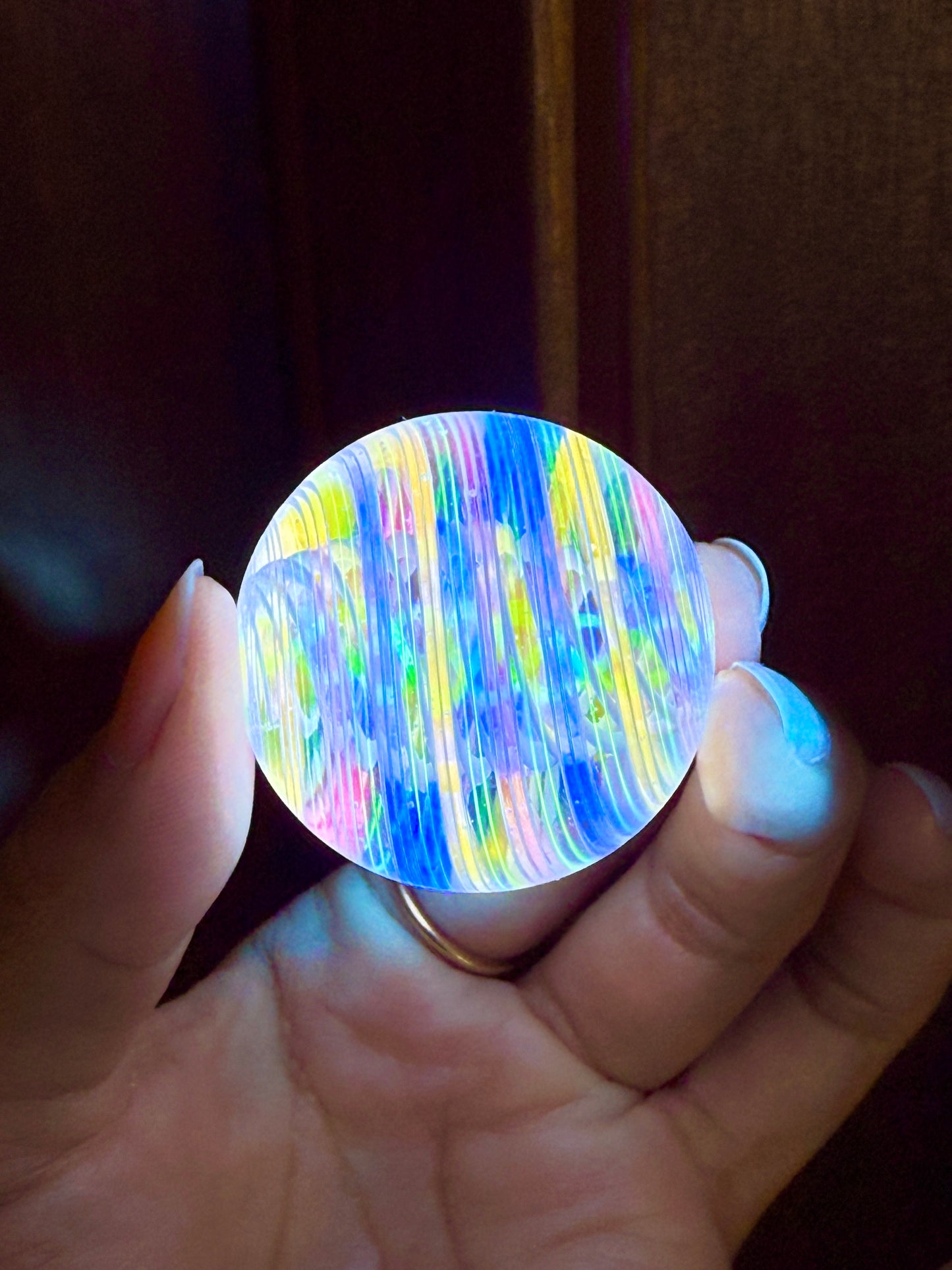 Quad UV Vortex Marble (37mm)
