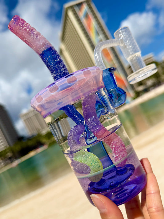 Sour Gummy Worm Cup